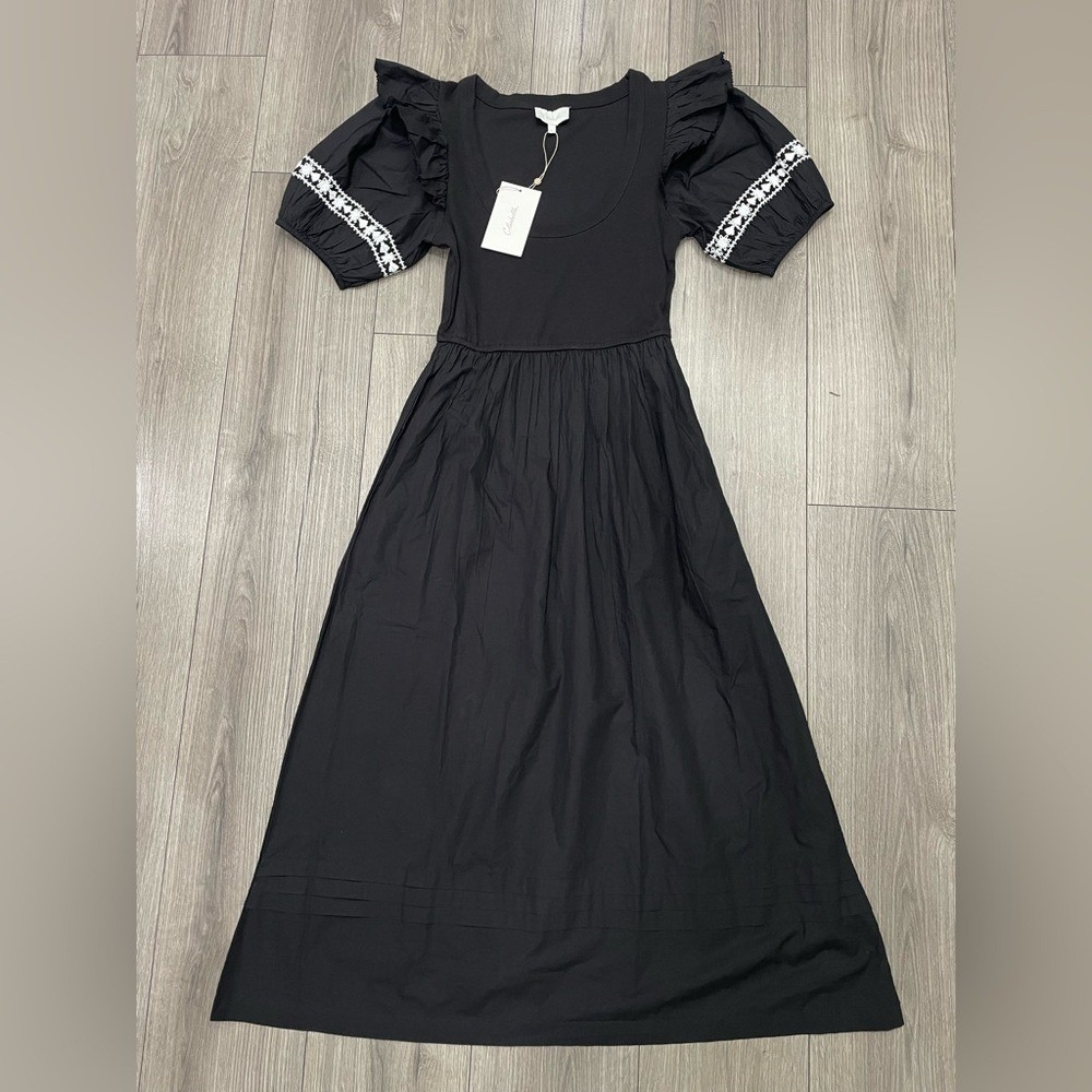 Cleobella Selma Midi Dress in Black NWT Sz M